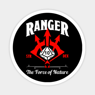 D&D Character Class Ranger Magnet